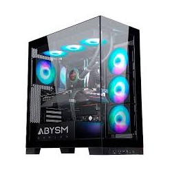 CASE ABYSM SAVA ARGB AB123511 Tower ATX ITX Micro ATX bianco Vetro temperato laterale e anteriore
