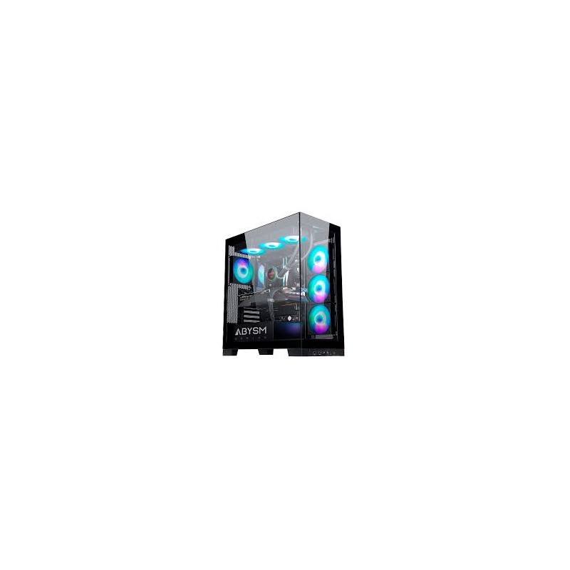 CASE ABYSM SAVA ARGB AB123511 Tower ATX ITX Micro ATX bianco Vetro temperato laterale e anteriore