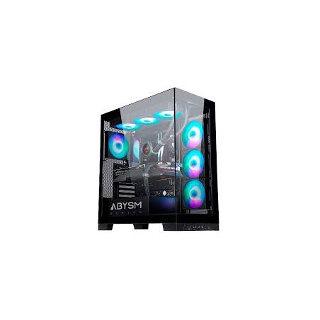 CASE ABYSM SAVA ARGB AB123511 Tower ATX ITX Micro ATX bianco Vetro temperato laterale e anteriore