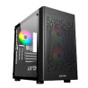 CASE ABYSM Danube Inva MX202 ITX Tower micro ATX Lato vetro temperato 3,5" e 2,5" USB-A USB-C e audio