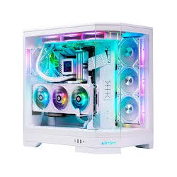CASE ABYSM Danube SavaH600 WHITE Tower AB130212 E-ATX, ATX, ITX, Micro ATX Vetro temperato laterale e frontale
