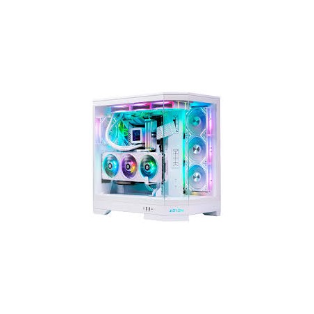 CASE ABYSM Danube SavaH600 WHITE Tower AB130212 E-ATX, ATX, ITX, Micro ATX Vetro temperato laterale e frontale
