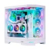 CASE ABYSM Danube SavaH600 WHITE Tower AB130212 E-ATX, ATX, ITX, Micro ATX Vetro temperato laterale e frontale