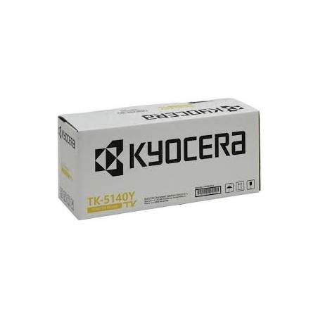 TONER ORIGINALE KYOCERA TK-5140Y TK5140Y GIALLO ECOSYS M6030 M6530 P6130 5K 1T02NRANL0