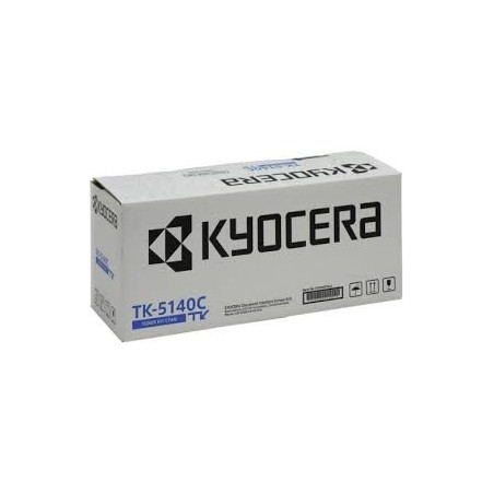 TONER ORIGINALE KYOCERA TK-5140C TK5140C 1T02NRCNL0 CIANO ECOSYS M6030 M6530 P6130 5K