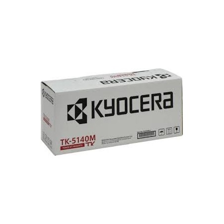 TONER ORIGINALE KYOCERA TK-5140M TK5140M 1T02NRBNL0 MAGENTA ECOSYS M6030 M6530 P6130 5K