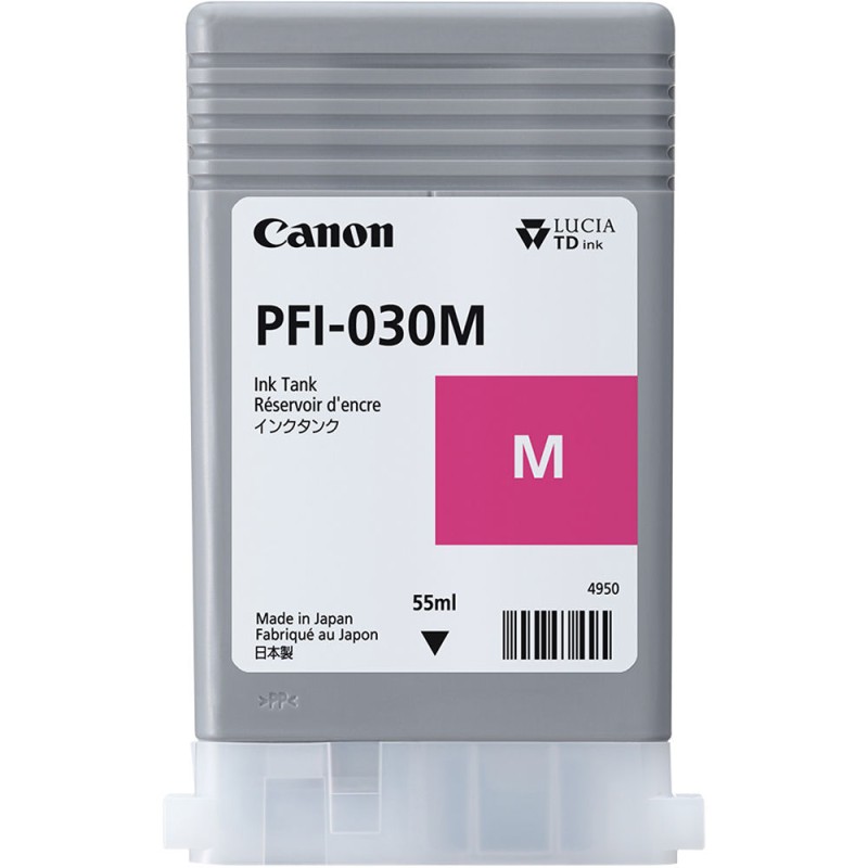 CARTUCCIA ORIGINALE CANON PFI030M 3491C001 MAGENTA IMAGEPROGRAF TA-20 TA-30 TM240 TM340