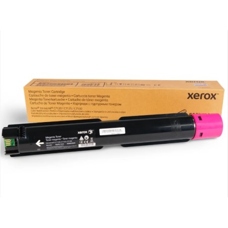 TONER ORIGINALE XEROX 006R01826 C7120 C7125 C7130 MAGENTA 18.5K