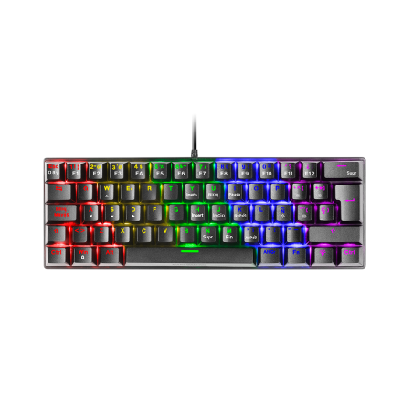 TASTIERA GAMING MECCANICA MARS MK60 MK60BIT Ultracompatta al 60% Illuminazione RGB Switch Antipolvere