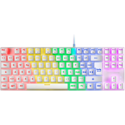 TASTIERA GAMING MECCANICA MARS MK80 MK80WRIT TKL Compatta Illuminazione RGB Tasti Undelete
