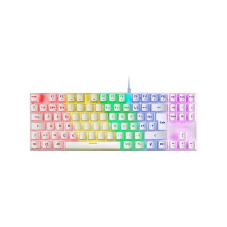 TASTIERA GAMING MECCANICA MARS MK80 MK80BRIT TKL Compatta Illuminazione RGBSwitch Antipolvere Tasti Undelete