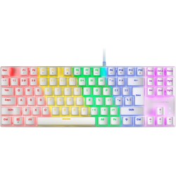 TASTIERA GAMING MECCANICA MARS MK80 MK80WBRIT TKL Compatta Illuminazione RGB Tasti Undelete Switch Antipolvere