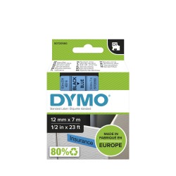 Nastro per etichette originale Dymo D1 45016 per etichettatrice S0720560 Testo nero su sfondo blu Label Manager 350D