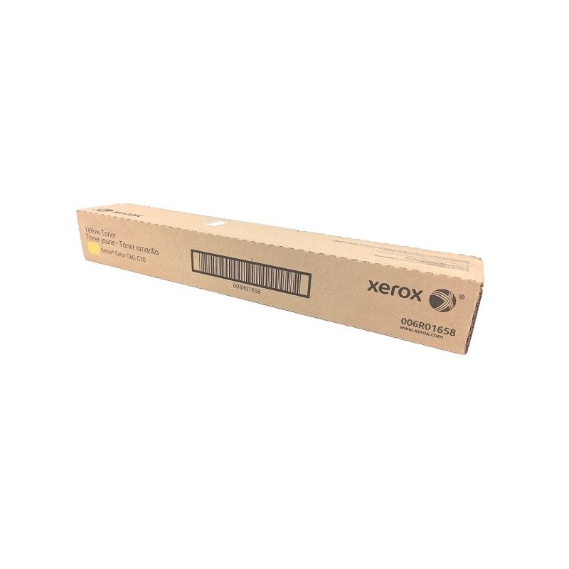 TONER ORIGINALE XEROX COLOR C60 C70 006R01658 GIALLO 34K