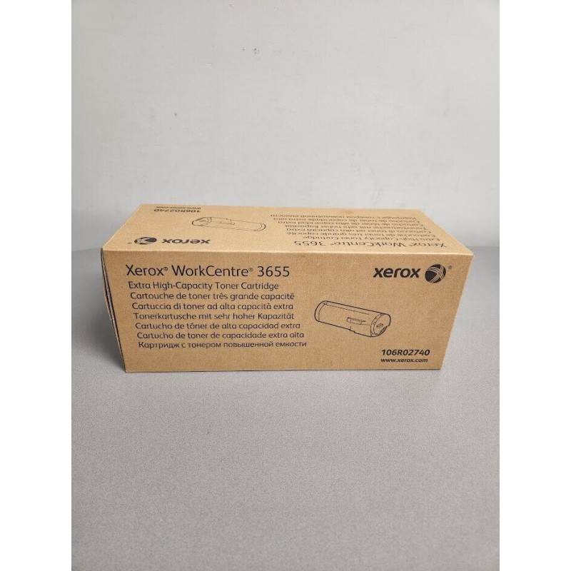 TONER ORIGINALE XEROX 106R02740 WORKCENTRE 3655 NERO 25.9K