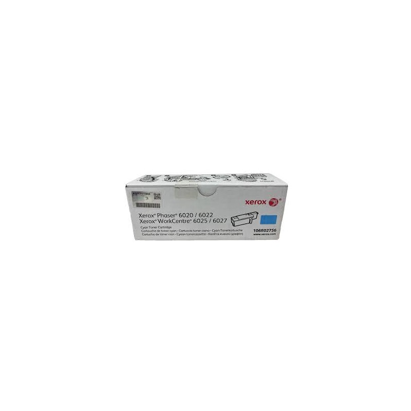 TONER ORIGINALE XEROX 106R02756 Phaser 6020 6022 CIANO