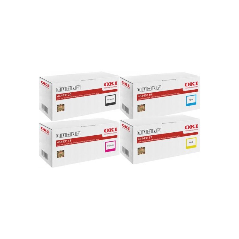 TONER ORIGINALE OKI EXECUTIVE 46443119 ES8433 CIANO 10K