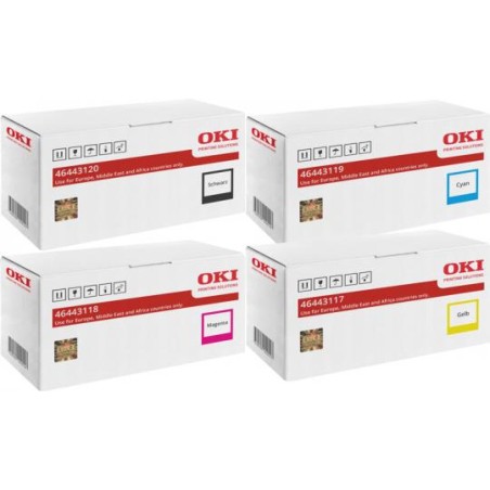 TONER ORIGINALE OKI EXECUTIVE 46443120 ES8433 NERO 10K