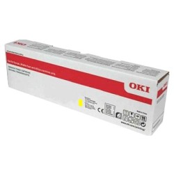 TONER ORIGINALE OKI GENUINE ES8434 46861325 GIALLO 10K