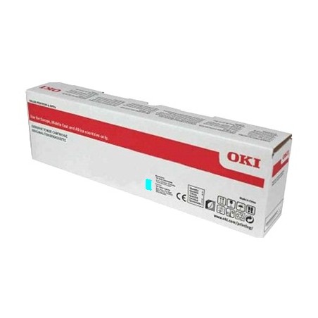 TONER ORIGINALE OKI GENUINE ES8434 46861327 CIANO 10K