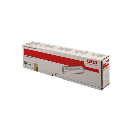 TONER ORIGINALE OKI MC851 MC861 44059253 GIALLO 7.3K