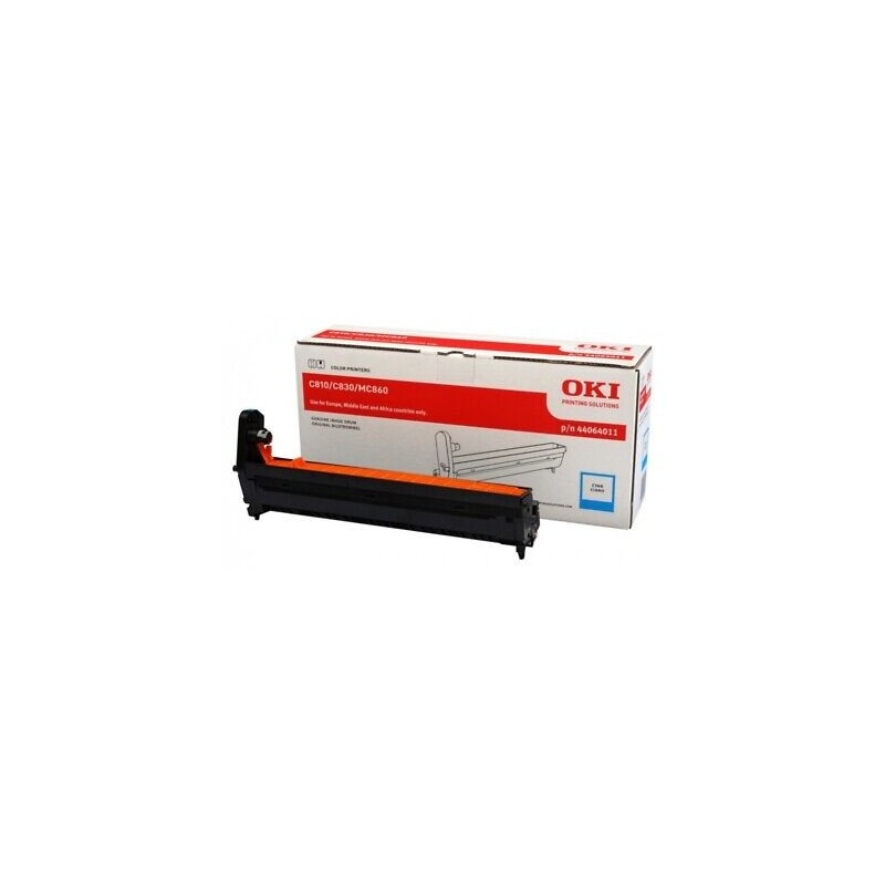 GRUPPO TAMBURO ORIGINALE OKI MC851 MC861 44064011 CIANO 20K