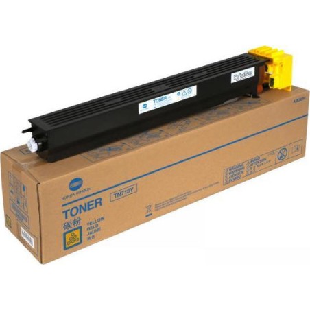 TONER ORIGINALE KONICA MINOLTA TN713 TN713Y GIALLO A9K8250 33.2K BIZHUB C659