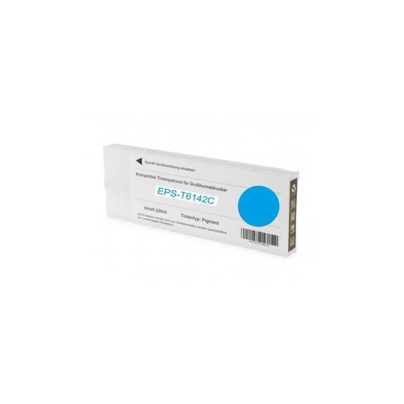 CARTUCCIA COMPATIBILE PIGMENTATO EPSON T6142 C13T614200 CIANO Stylus Pro 4400