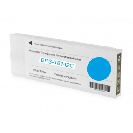 CARTUCCIA COMPATIBILE PIGMENTATO EPSON T6142 C13T614200 CIANO Stylus Pro 4400