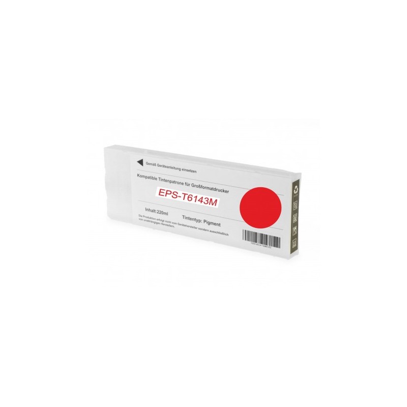 CARTUCCIA COMPATIBILE PIGMENTATO EPSON T6143 C13T6143C00 MAGENTA Stylus Pro 4400