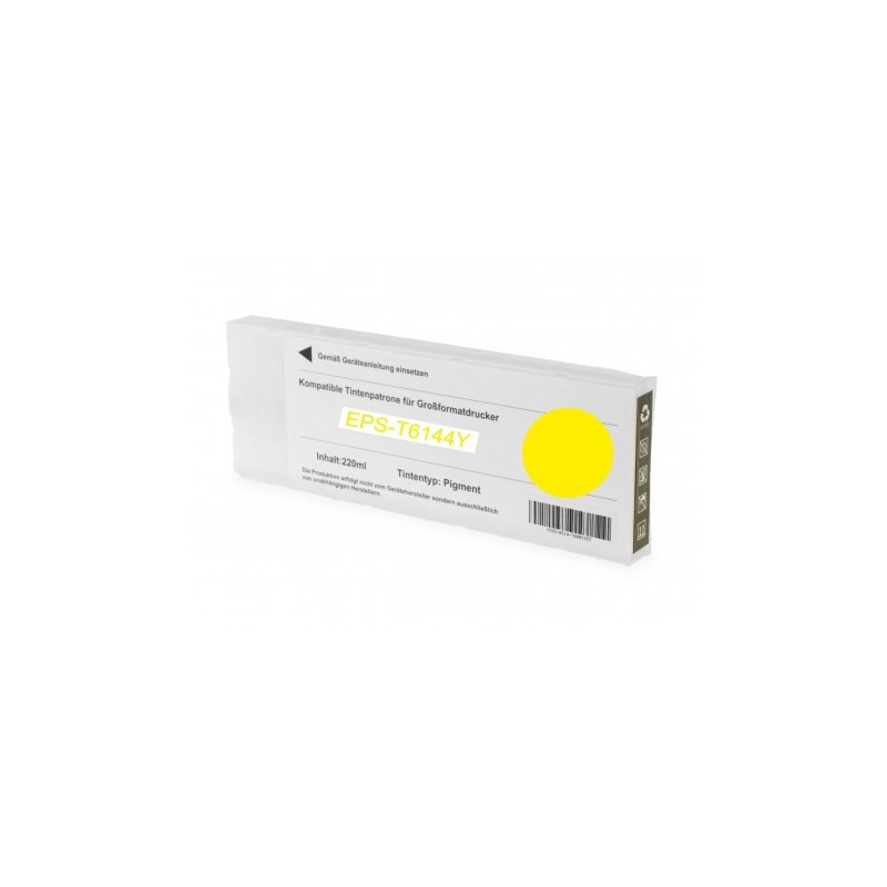 CARTUCCIA COMPATIBILE PIGMENTATO EPSON T6144 C13T6144C00 GIALLO Stylus Pro 4400