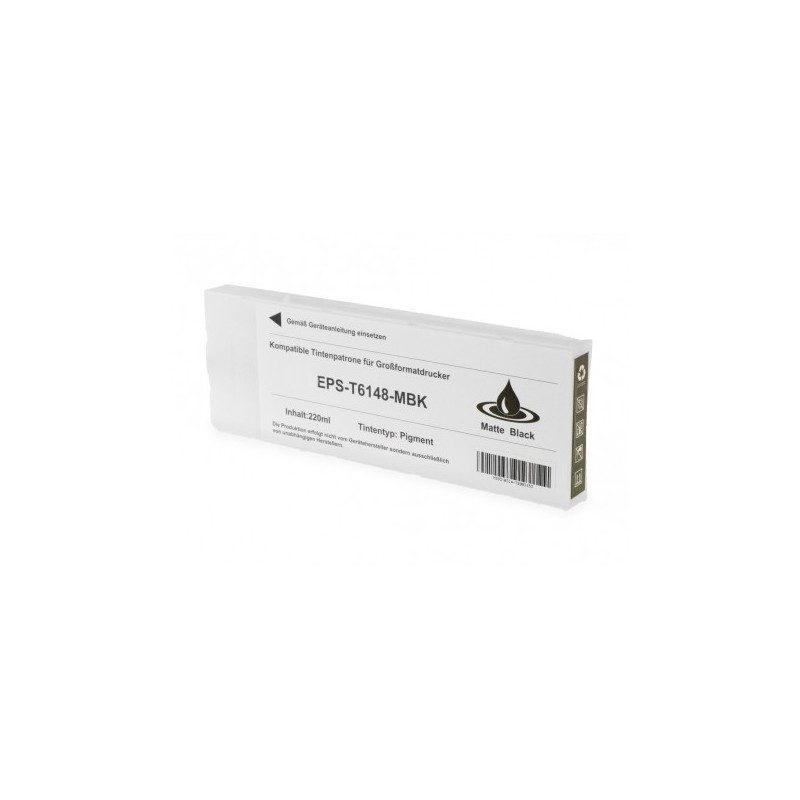 CARTUCCIA COMPATIBILE PIGMENTATO EPSON T6141 C13T6141C00 T6148 C13T6148C00 NERO OPACO Stylus Pro 4400