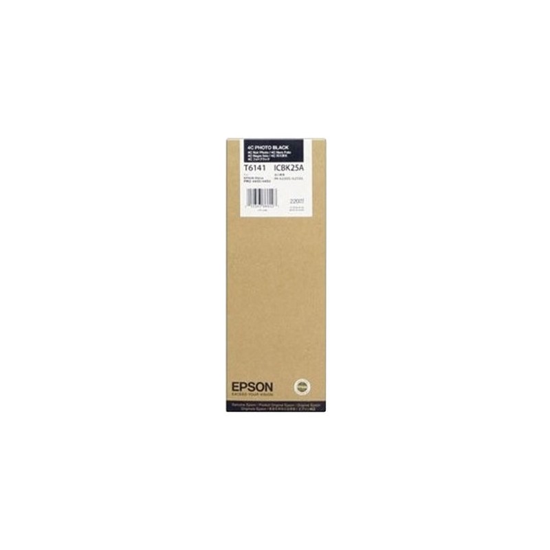 CARTUCCIA ORIGINALE PIGMENTATO EPSON T6141 C13T614100 NERO PHOTO Stylus Pro 4400