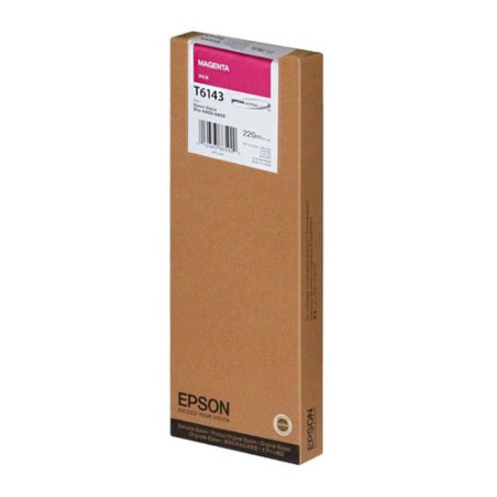 CARTUCCIA ORIGINALE PIGMENTATO EPSON T6143 C13T614300 MAGENTA Stylus Pro 4400
