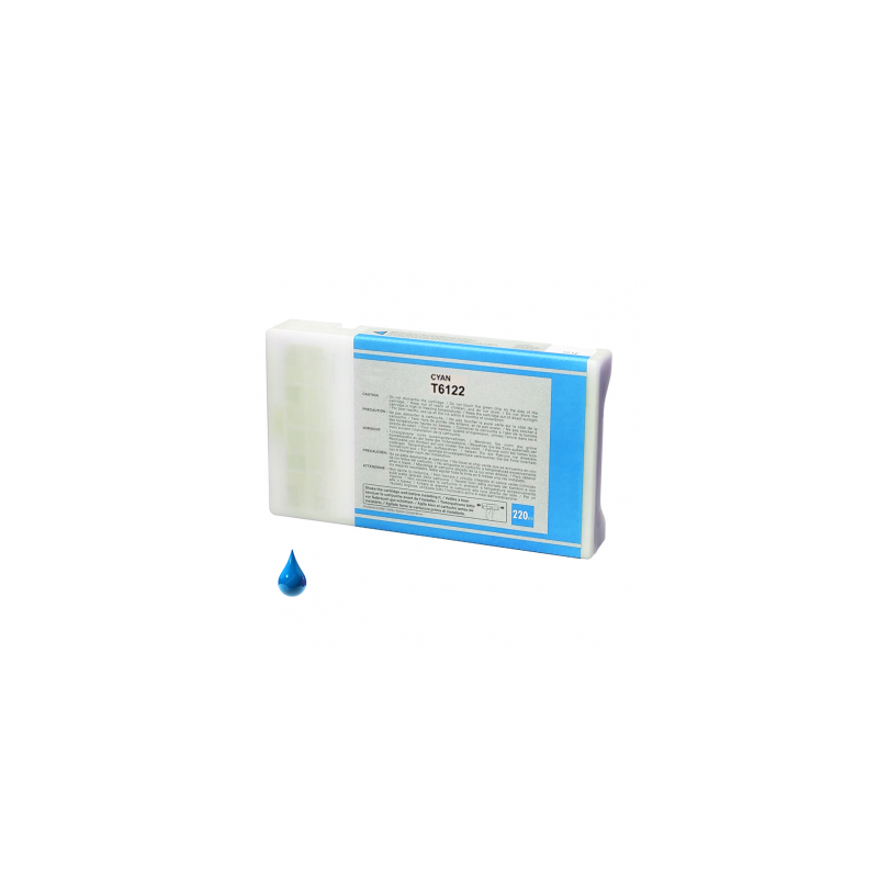 CARTUCCIA COMPATIBILE EPSON Stylus Pro 7400 C13T612200 T6122 CIANO