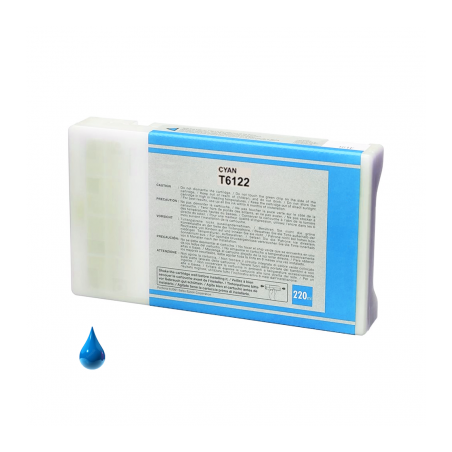 CARTUCCIA COMPATIBILE EPSON Stylus Pro 7400 C13T612200 T6122 CIANO
