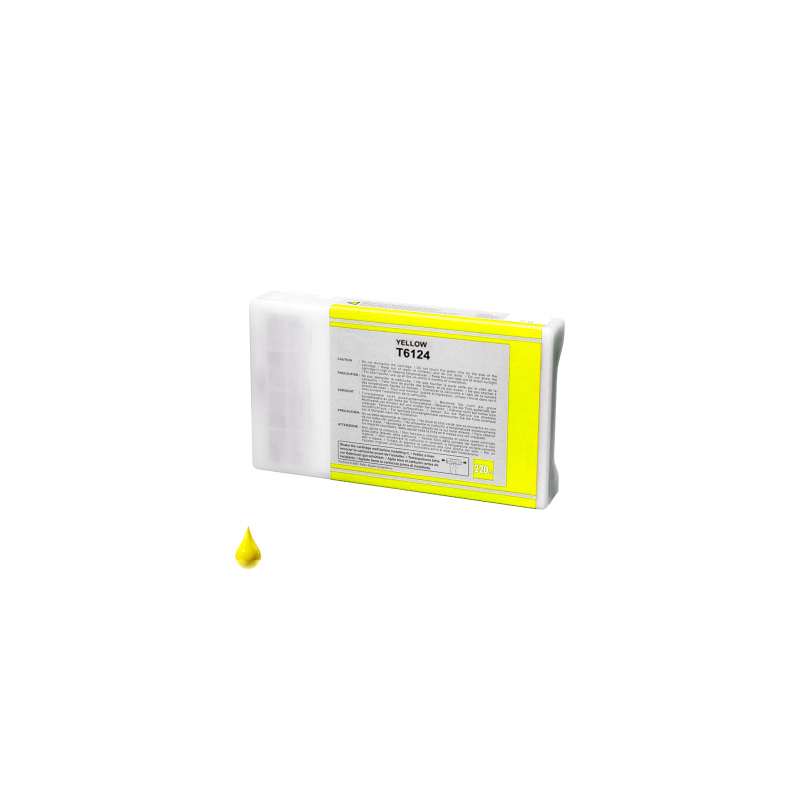 CARTUCCIA COMPATIBILE EPSON Stylus Pro 7400 C13T612400 T6124 GIALLO
