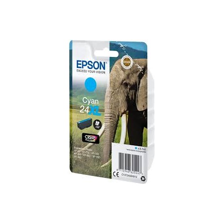 CARTUCCIA ORIGINALE EPSON Expression Photo XP 750 CIANO 24XL T2432 C13T24324012