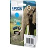 CARTUCCIA ORIGINALE EPSON Expression Photo XP 750 CIANO 24XL T2432 C13T24324012