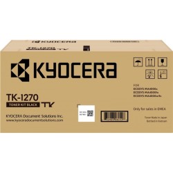 TONER ORIGINALE NERO KYOCERA 1T0C140NL0 TK1270 NERO Ecosys MA4000fx