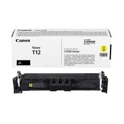 TONER ORIGINALE CANON 5095C006 T12 I-SENSYS X C1333i C1333P GIALLO 5.3k