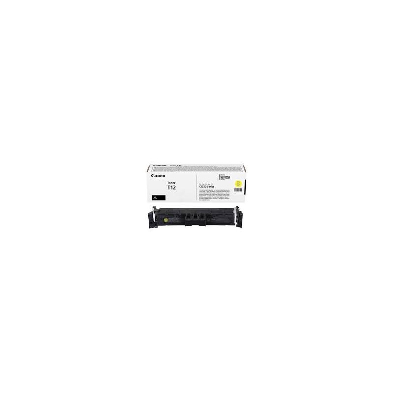TONER ORIGINALE CANON 5095C006 T12 I-SENSYS X C1333i C1333P GIALLO 5.3k