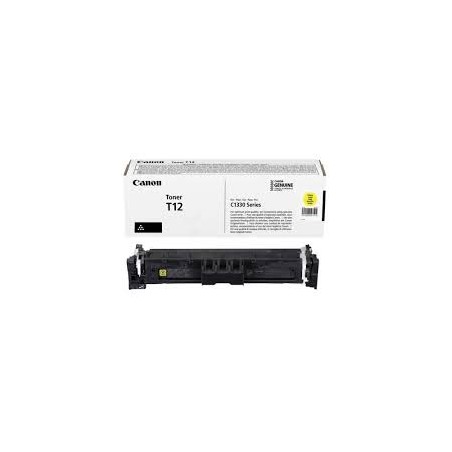 TONER ORIGINALE CANON 5095C006 T12 I-SENSYS X C1333i C1333P GIALLO 5.3k