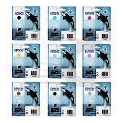 CARTUCCIA ORIGINALE EPSON ORCA T7607 C13T76074010 BLACK LIGHT SureColor SC-P600