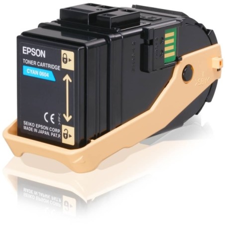 TONER ORIGINALE EPSON ACULASER C9300 CIANO C13S050604 S050604