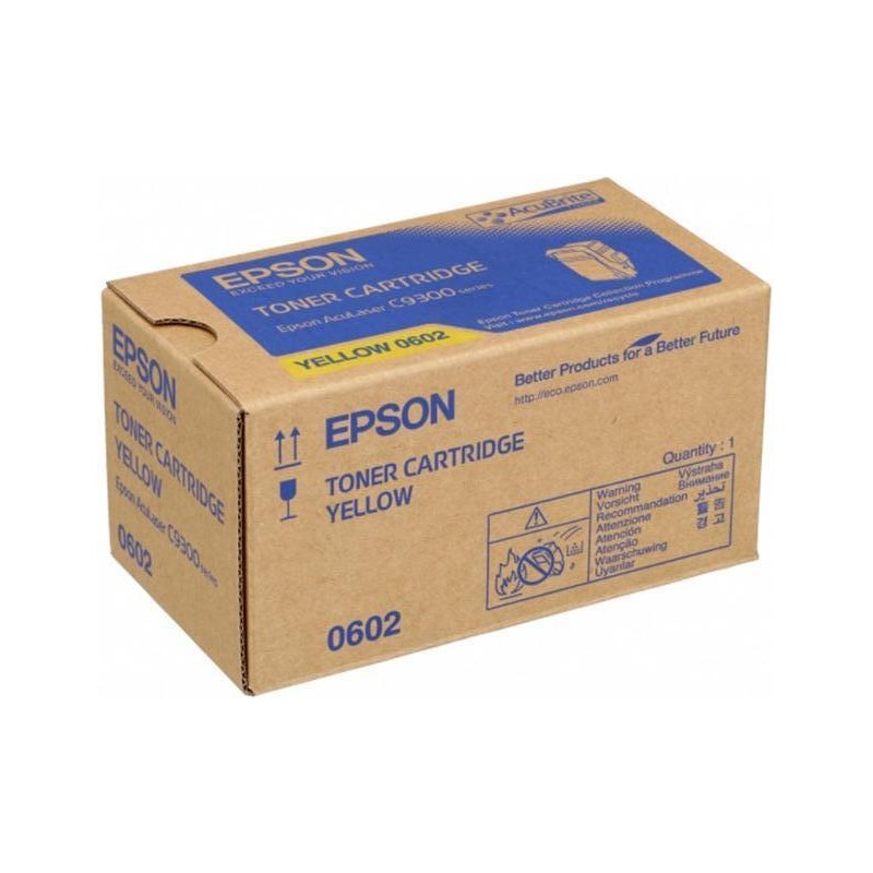 TONER ORIGINALE EPSON ACULASER C9300 GIALLO C13S050602 S050602