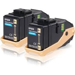 Toner ORIGINALE EPSON CIANO C13S050608 0608 Epson Aculaser C9300 2PZ