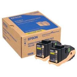 Toner ORIGINALE EPSON GIALLO C13S050606 0606 Epson Aculaser C9300 2PZ