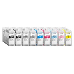 CARTUCCIA ORIGINALE PIGMENTATO EPSON T8507 C13T850700 NERO CHIARO SureColor SC-P800