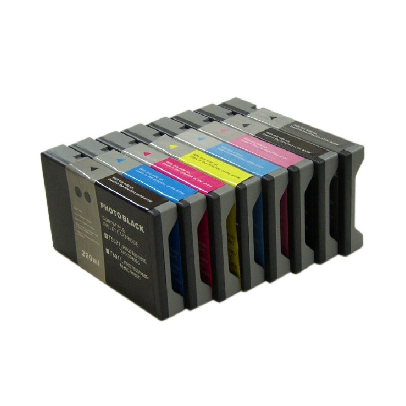 CARTUCCIA COMPATIBILE INCHIOSTRO PIGMENTATO EPSON CIANO LIGHT T5635 C13T563500 STYLUS PRO 7800